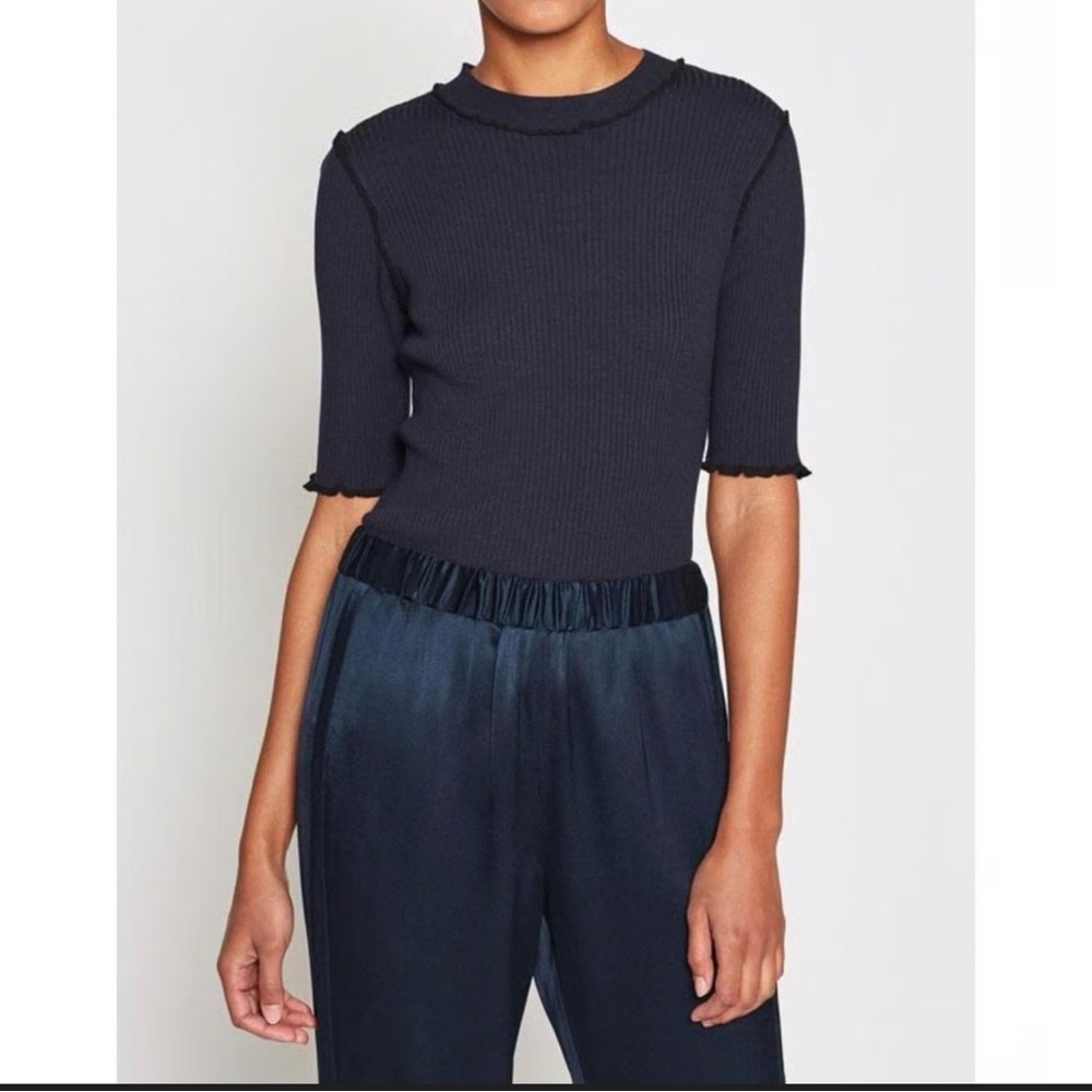 Joie Thama Midnight Short Sleeve Top